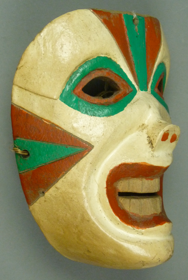 Xipe Totec Style For Xantolo Performance In The Huasteca Mexican Dance Masks