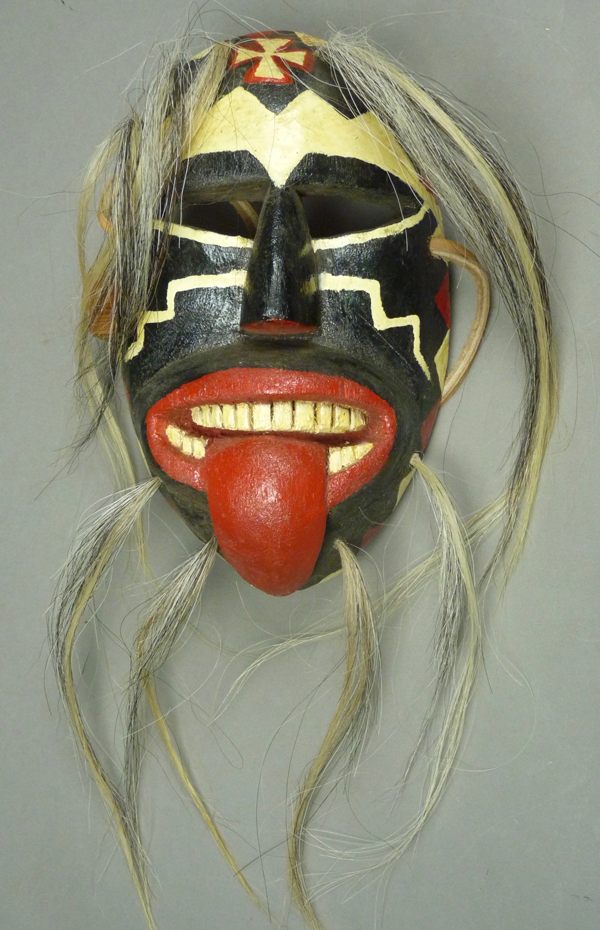 Made For Sale Pascola Masks On The Rio Mayo | Mexican Dance Masks